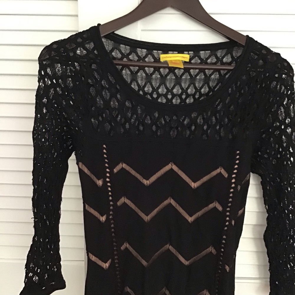 Black cocktail dress